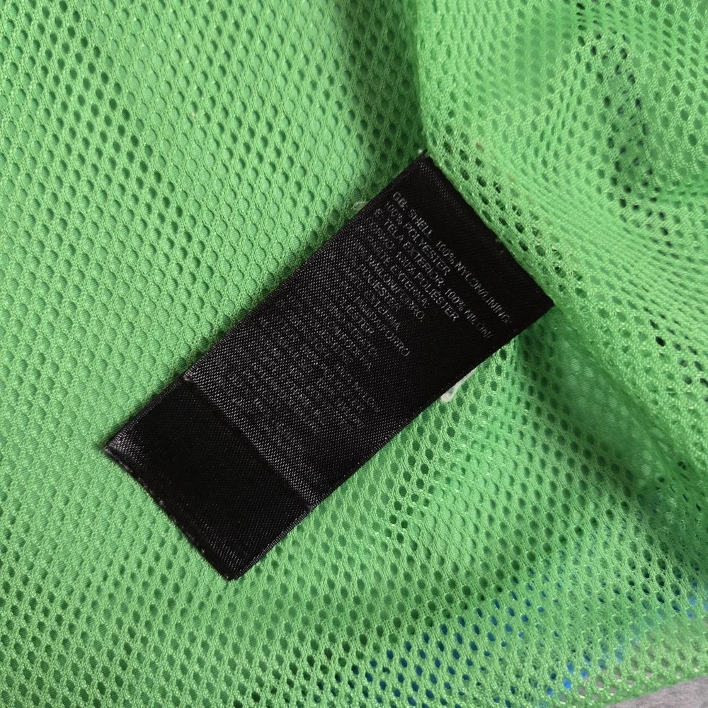 The North Face Jacket Mens Medium Green Hooded Hydrenalite Windbreaker Full Zip